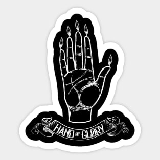 Hand Of Glory Design Sticker